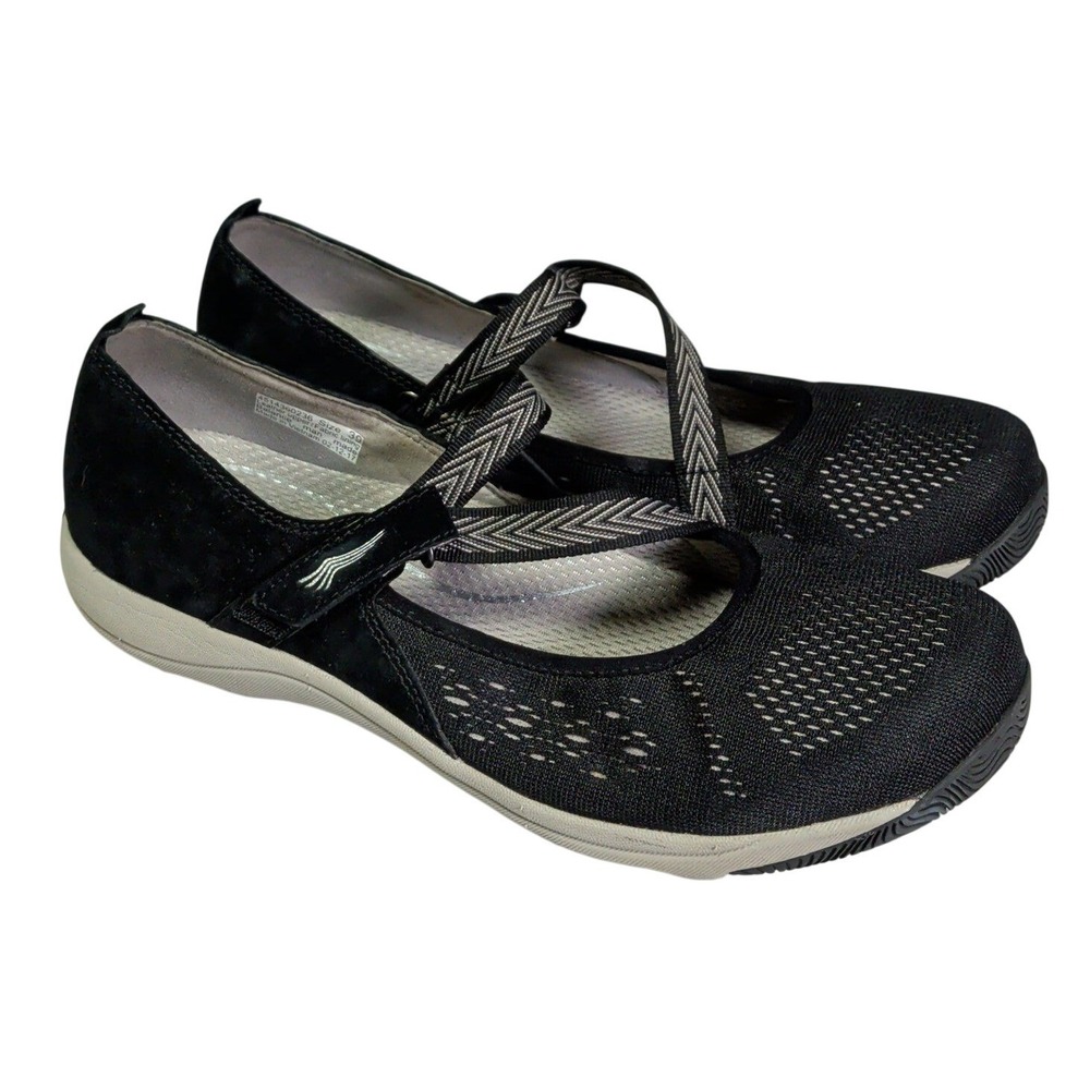 Dansko Haven Mary Jane Shoes Womens Size US 8.5-9 EU 39 Black Y2K Sporty